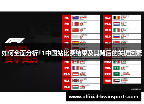 如何全面分析F1中国站比赛结果及其背后的关键因素
